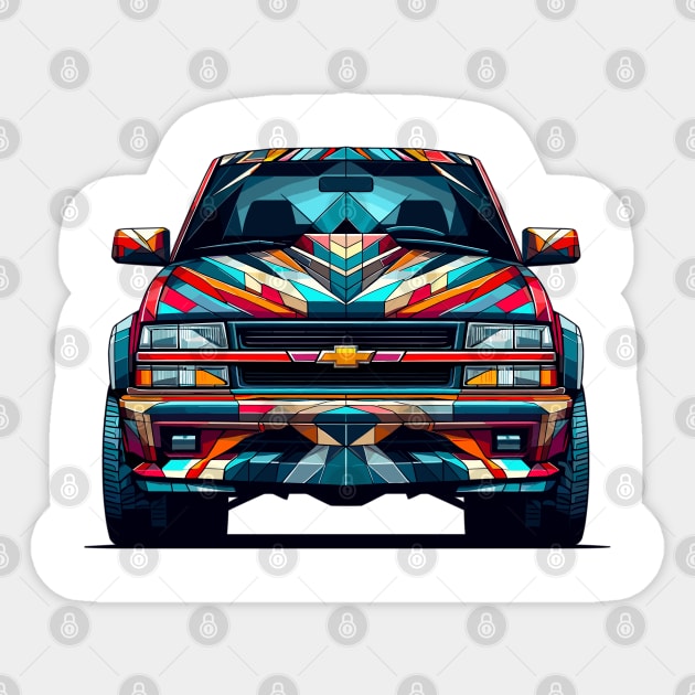 Chevrolet S-10 Sticker by Vehicles-Art